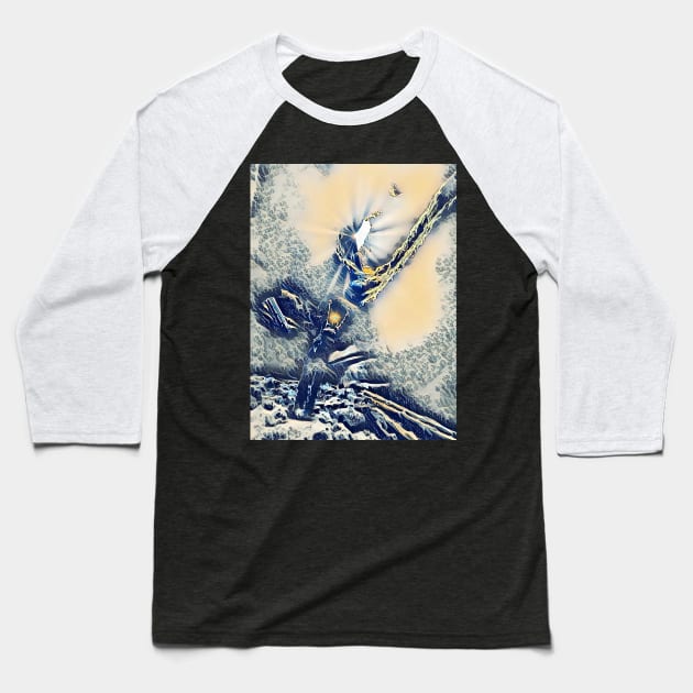 The Distant Sea Baseball T-Shirt by PsyCave